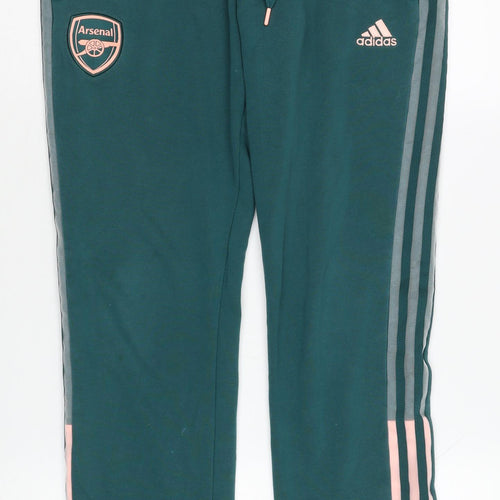 Adidas Women's Green Joggers S Sports Activewear