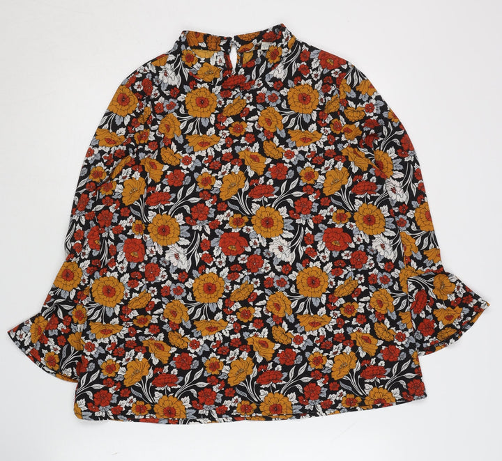 Yumi Women's Multicoloured Floral Blouse L Regular