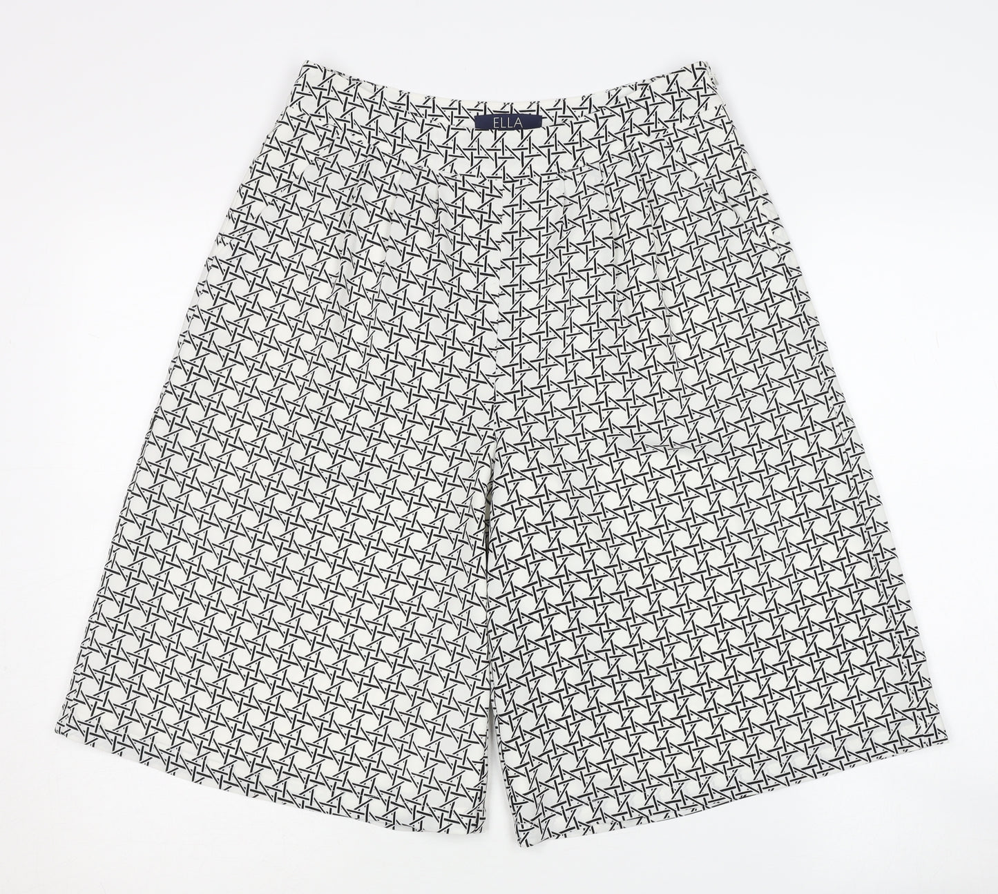 Ella by Viyella Women’s Multicoloured Geometric Culotte Size 8
