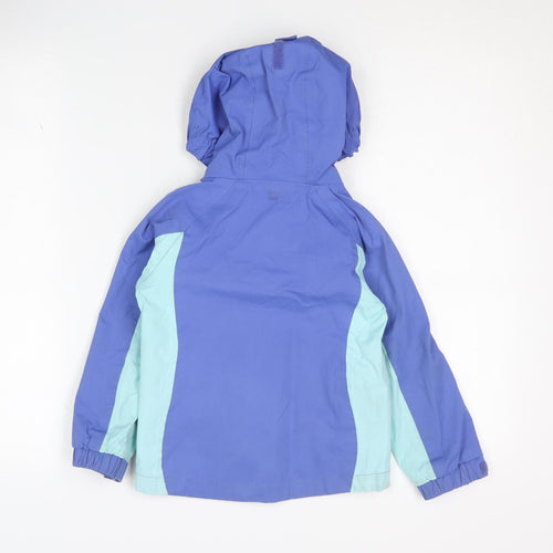 Mountain Warehouse Blue Girls Hooded Jacket 3-4 Years