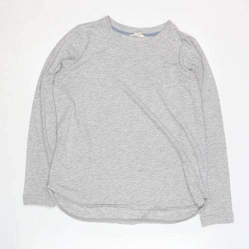 White Stuff Women's Grey Crew Neck Jumper Size 10