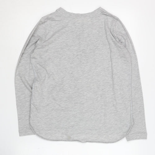 White Stuff Women's Grey Crew Neck Jumper Size 10