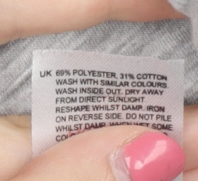 White Stuff Women's Grey Crew Neck Jumper Size 10