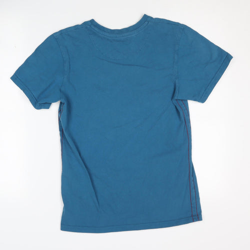 Joe Browns Men's Blue Biker Graphic T-Shirt, Size S