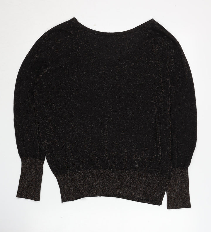 Monsoon Women's Black Cardigan, Size L, V-Neck