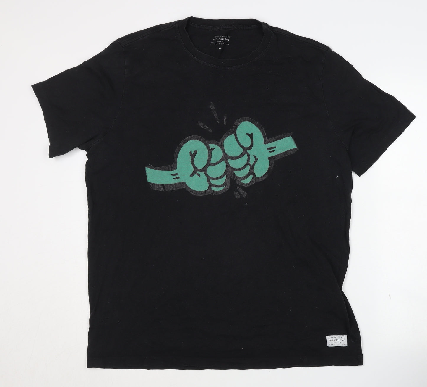 Paul Smith Men's Black XL Graphic T-Shirt