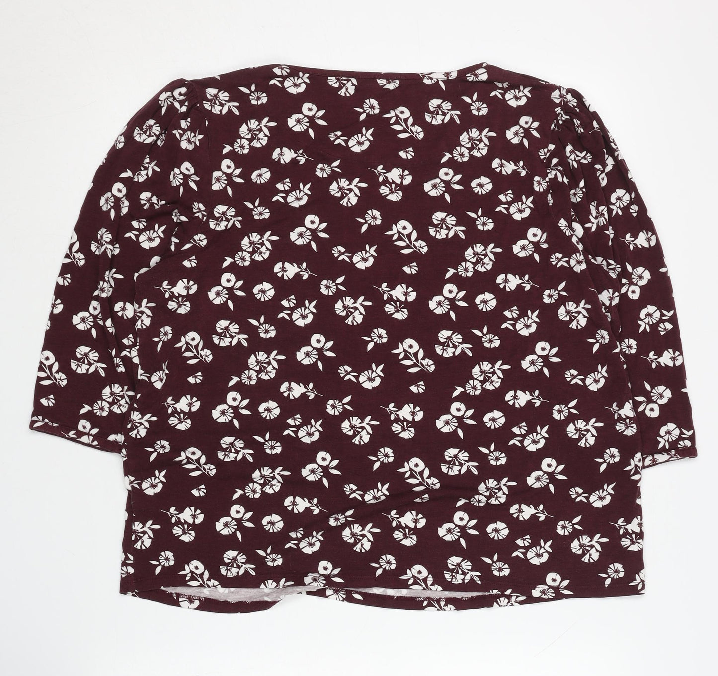 Principles Women's Red Floral Blouse Size 18