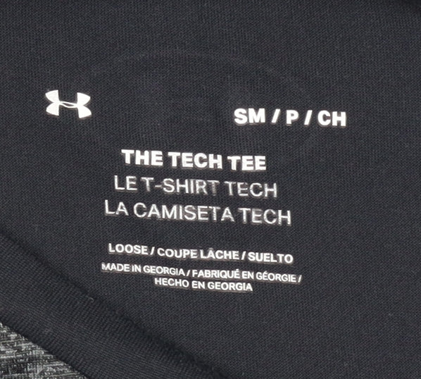 Under Armour Men's Black T-Shirt S - Moisture Wicking Sport
