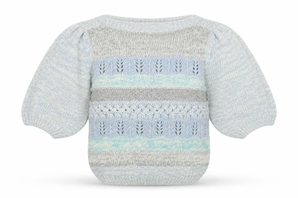 Front view of R.B. Knit Women's Multicoloured Jumper S