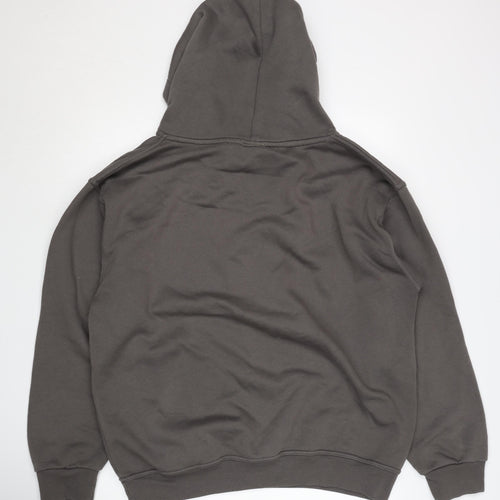 Saltrock Men's Grey Pullover Hoodie L Logo Fleece