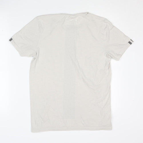 Adidas Men's Beige T-Shirt, Size S