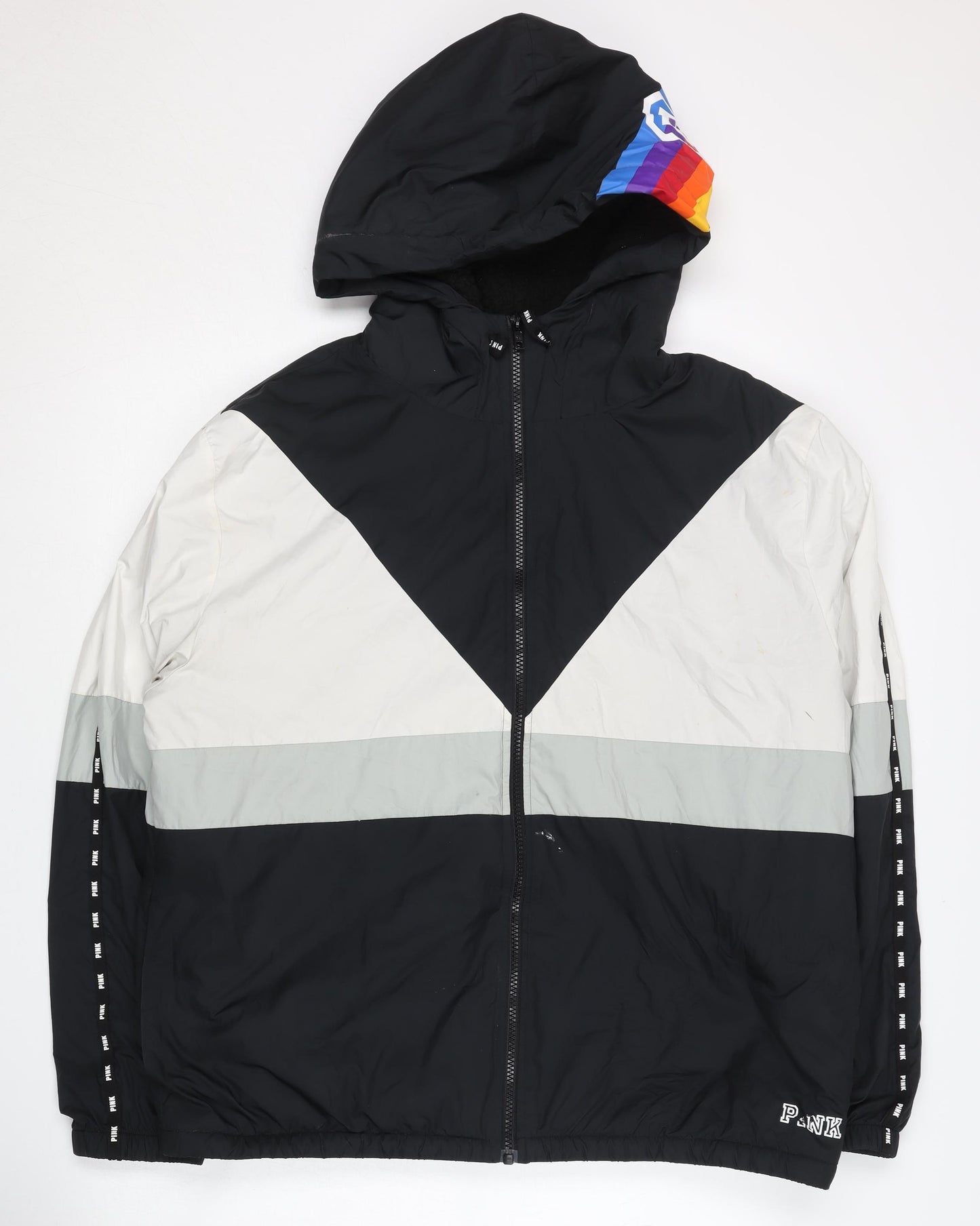 Victoria's Secret Women's Black Windbreaker Jacket M/L