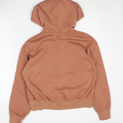Uniqlo Women's Brown Full Zip Hoodie S