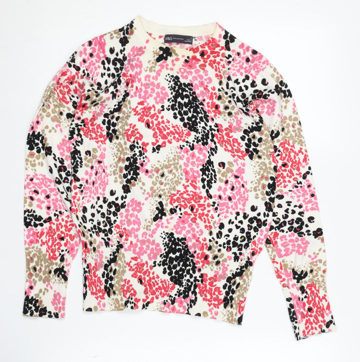 Marks and Spencer Women's Multicoloured Animal Print Jumper