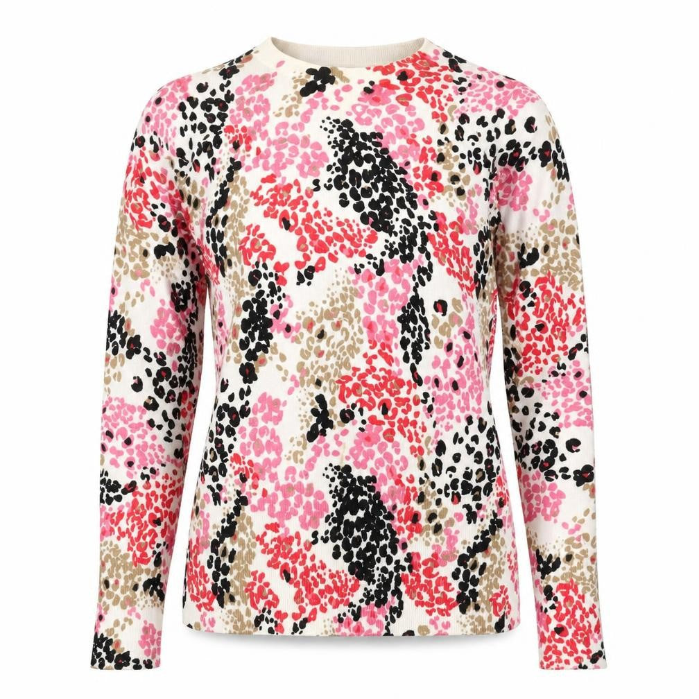 Front view of Marks & Spencer Women's Multicoloured Animal Print Jumper