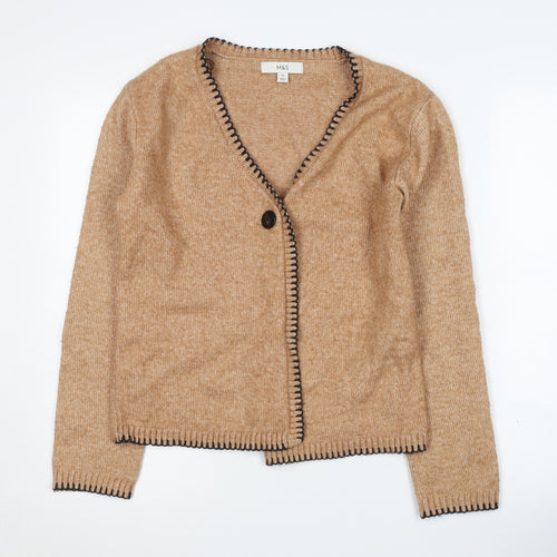 Marks and Spencer Women’s Beige Cardigan XS V-Neck