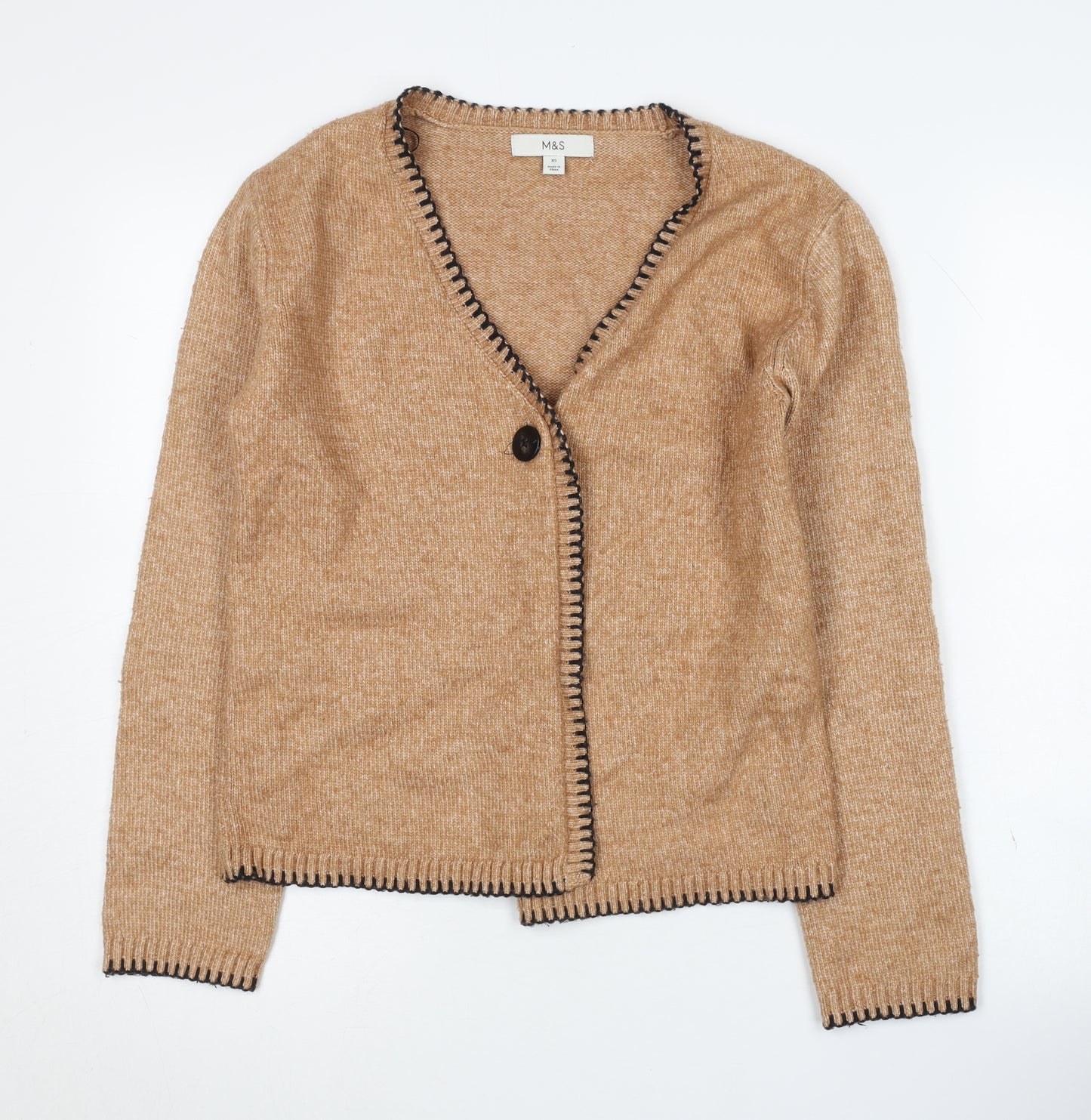 Marks and Spencer Women’s Beige Cardigan XS V-Neck
