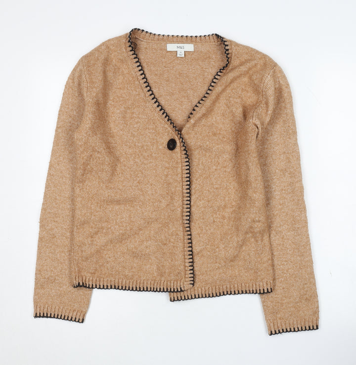 Marks and Spencer Women’s Beige Cardigan XS V-Neck