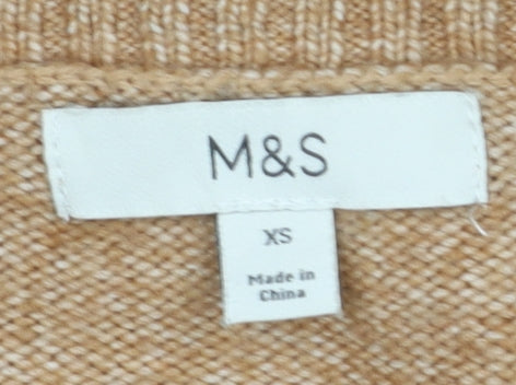Marks and Spencer Women’s Beige Cardigan XS V-Neck