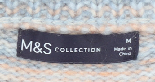 Marks and Spencer Women's Multicoloured Pullover Jumper M