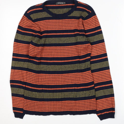 Bonmarché Women's Multicoloured Striped Pullover Jumper M