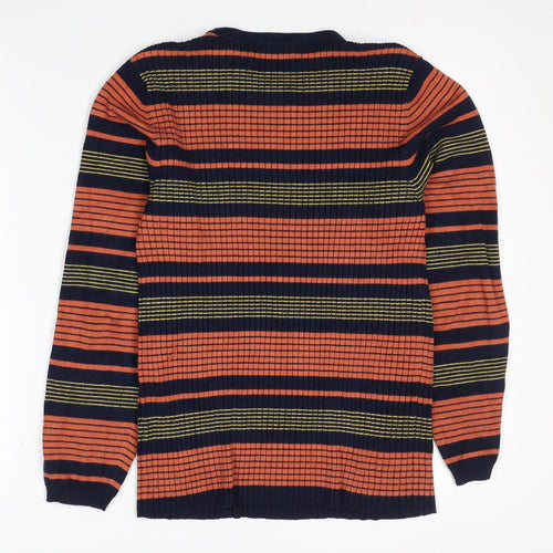Bonmarché Women's Multicoloured Striped Pullover Jumper M