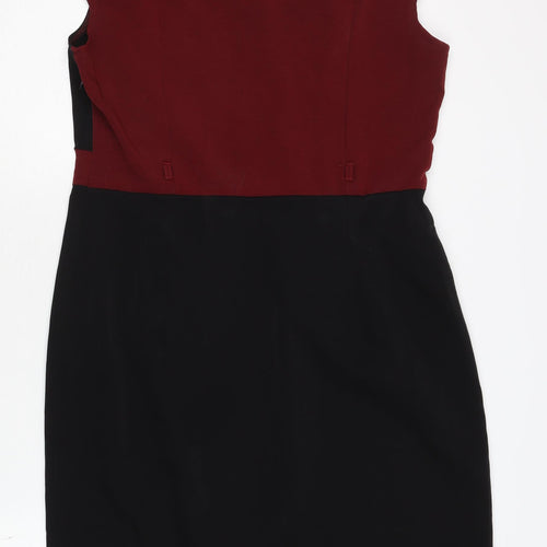 Collection London Women's Multicolour Sheath Dress, Size 14