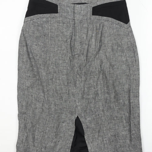 Zara Woman Grey Pencil Skirt, Size S, Elegant Women’s