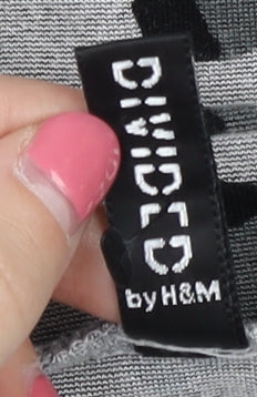 H&M Women's Grey Animal Print Pencil Skirt Size 16