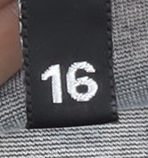 H&M Women's Grey Animal Print Pencil Skirt Size 16