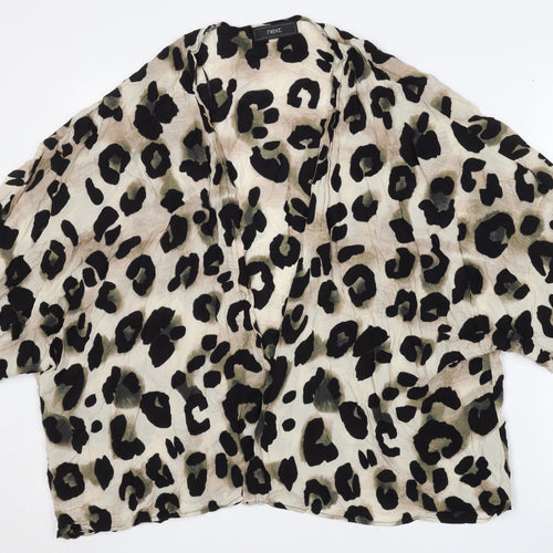 Next Women Multicoloured Animal Print Kimono L