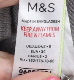 Marks and Spencer Women's Multicoloured Mock Neck Jumper