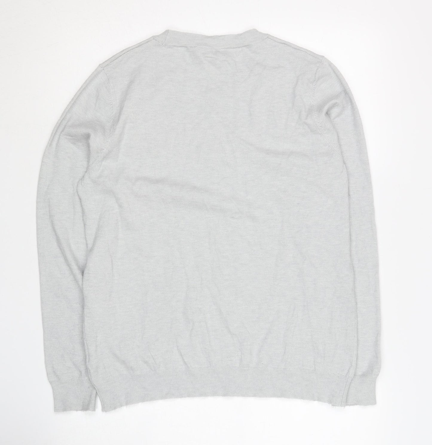 Amara Reya Grey Women's Pullover Jumper Size L