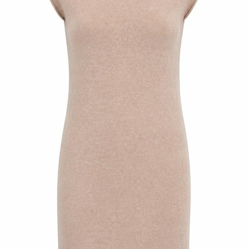 YAYA Beige Sleeveless Women's Dress - Size S