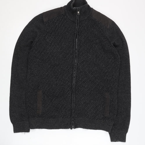 Marks and Spencer Men's Black Cotton Jacket Large