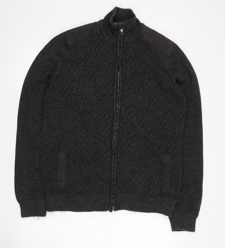 Marks and Spencer Men's Black Cotton Jacket Large