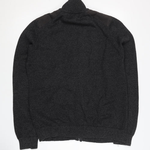 Marks and Spencer Men's Black Cotton Jacket Large