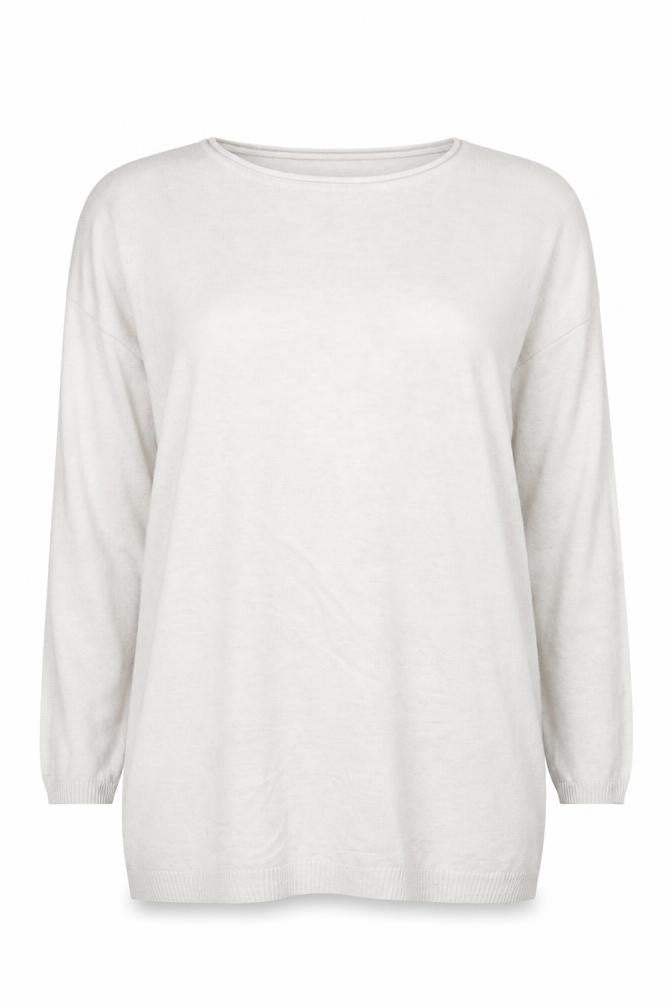Front view of H&M Women's Ivory jumper, size L, Casual Wear