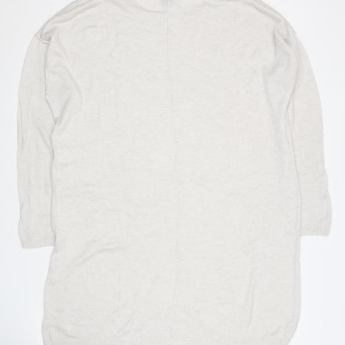 H&M Women's Ivory Pullover Jumper, Size L, Casual Wear