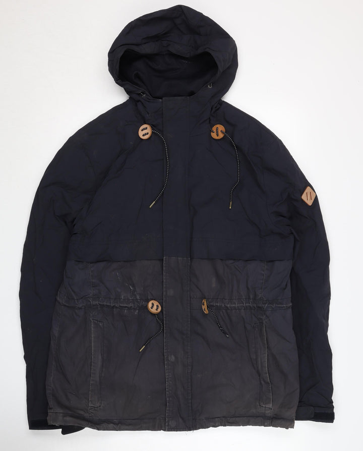 Uniformes Generale Men's Black Hooded Jacket Size L