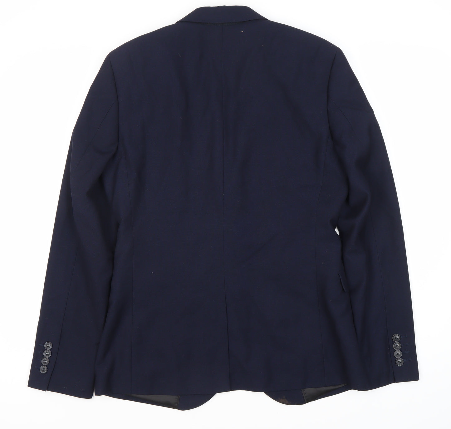 Topman Blue Unisex Slim Fit Suit Jacket Size 38