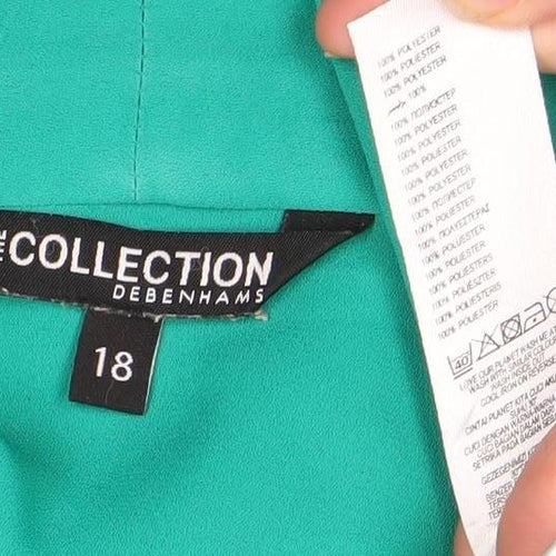 The Collection Women’s Green Wrap Blouse Size 18