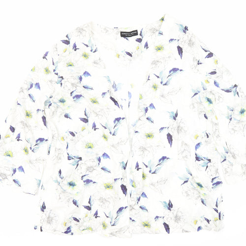 Dorothy Perkins Women's Multicoloured Floral Blouse Size 18
