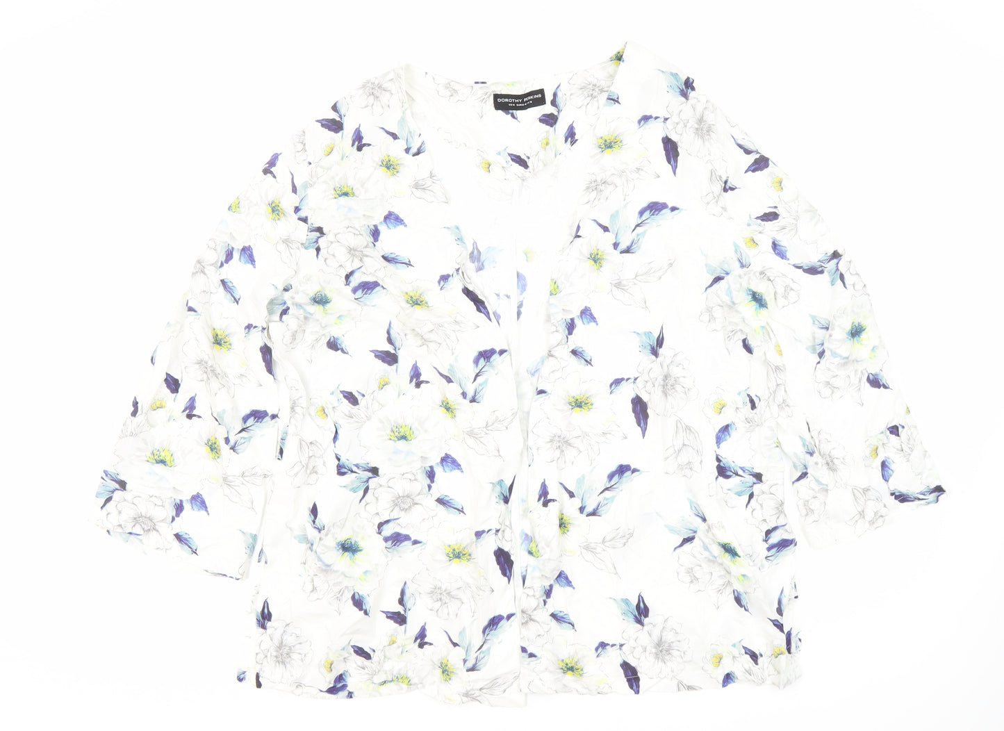 Dorothy Perkins Women's Multicoloured Floral Blouse Size 18