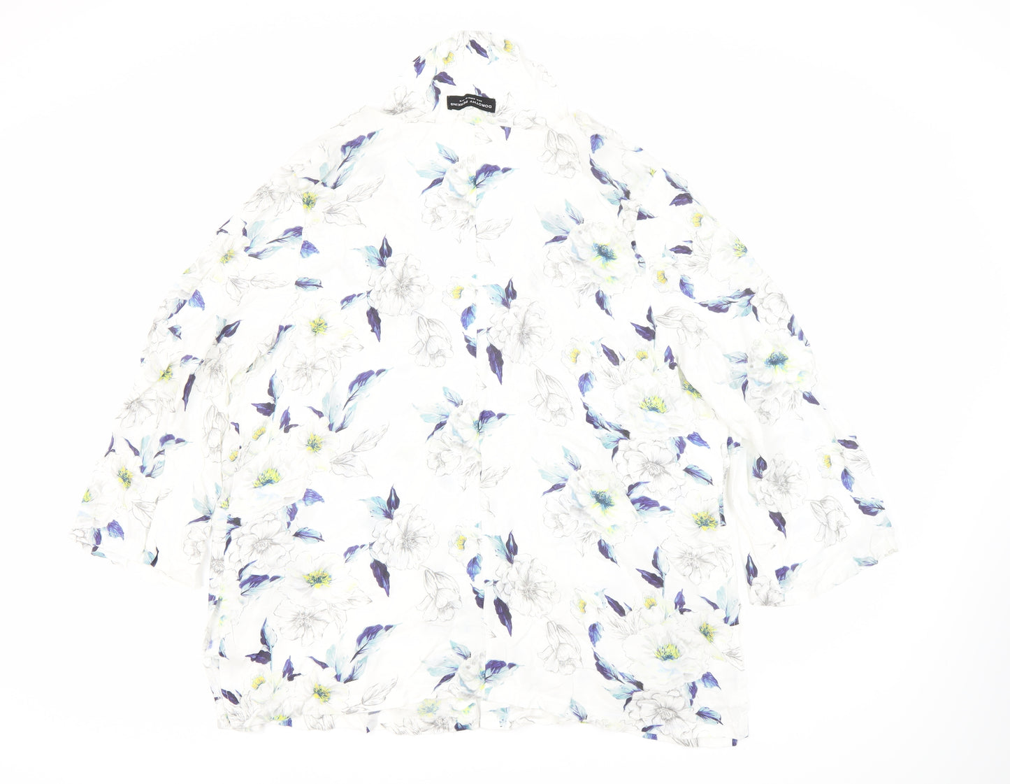 Dorothy Perkins Women's Multicoloured Floral Blouse Size 18