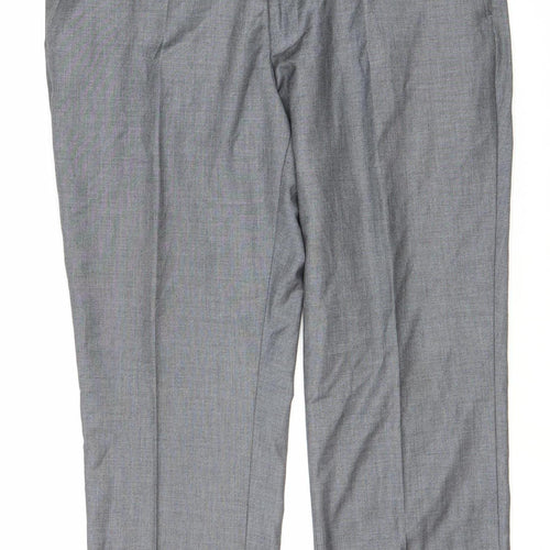Charlton Gray Men's Grey Dress Pants, Size 40S
