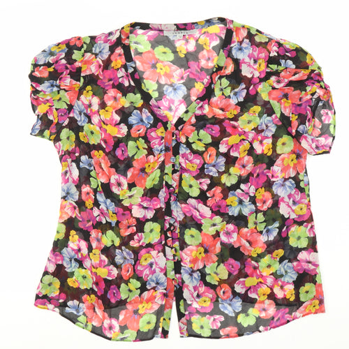 Chesca Women's Multicoloured Floral Blouse, Size 18, Spring Vibe