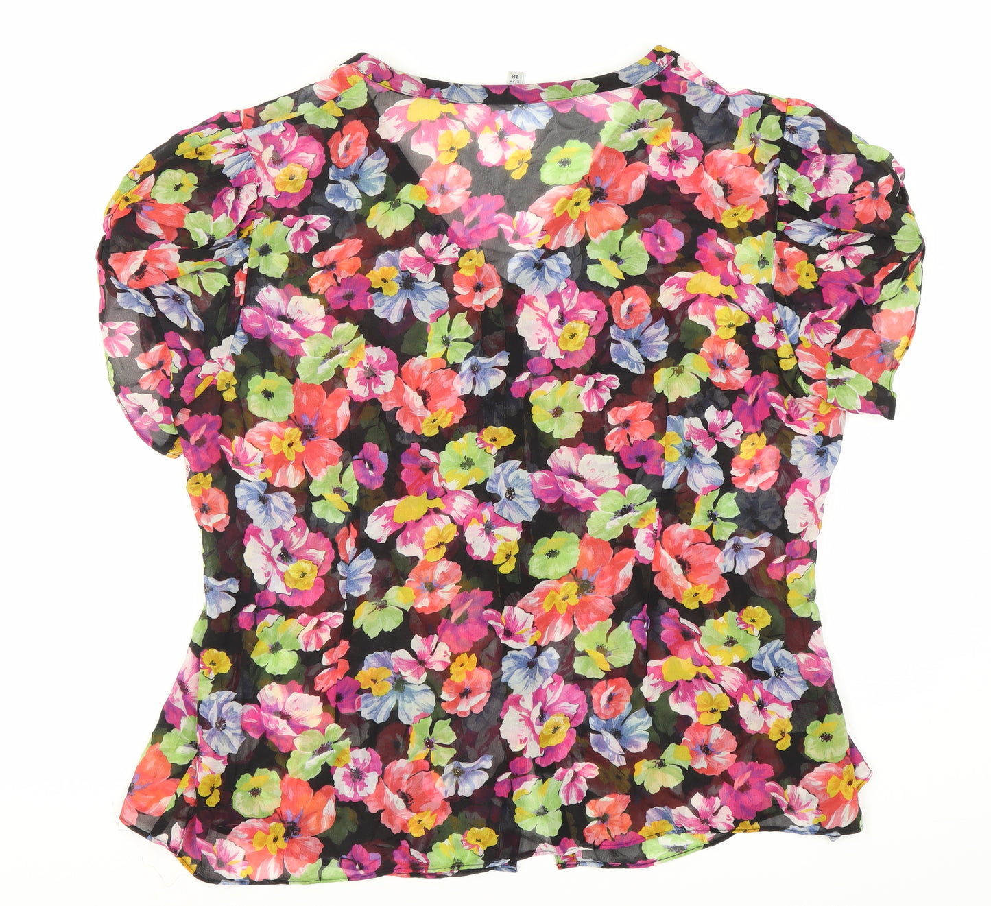 Chesca Women's Multicoloured Floral Blouse, Size 18, Spring Vibe