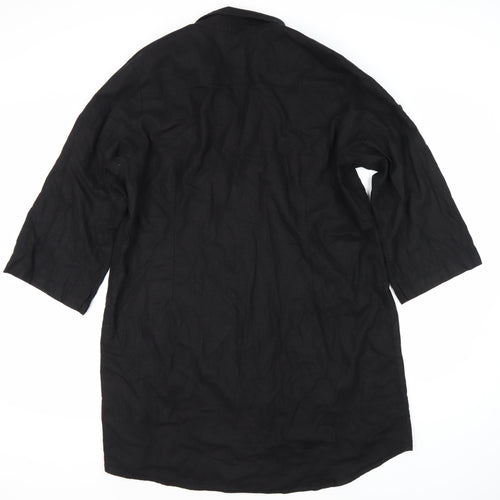 Joella Di Marco Women's 3XL Black Button-Up Shirt