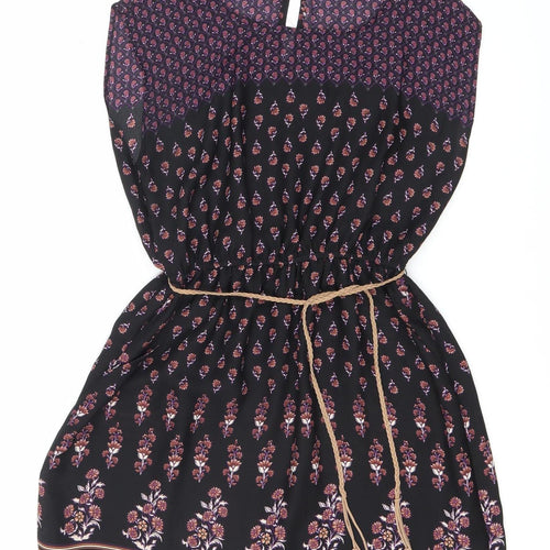 Forever 21 Women's Multicoloured Floral Strapless Dress M